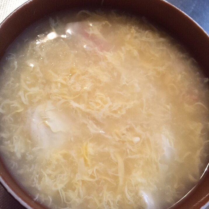 優しい味のカニ玉スープ